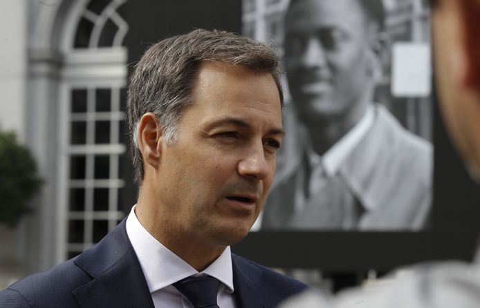 Alexander De Croo après la cérémonie au Palais d'Egmont.