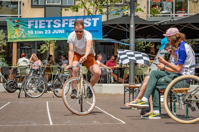 Houten vierde in 2018 een groots 'fietsfeest' omdat het dorp voor de tweede keer was uitgeroepen tot landelijke fietsstad.