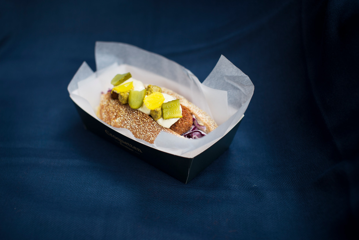 Draadjesvlees van de Croquetten Boutique in Utrecht. Beeld Pauline Niks