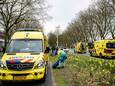 Twee gewonden bij botsing op Heikantlaan in Tilburg.