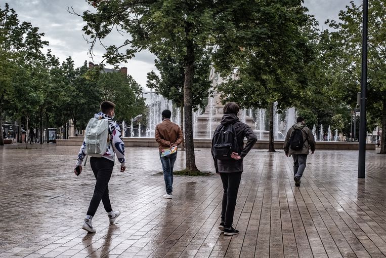 Dijon is doorgaans een gemoedelijke stad. Beeld Joris van Gennip