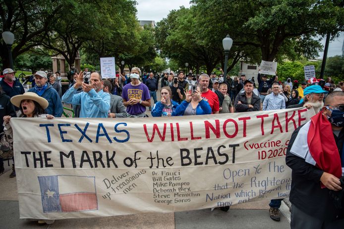 Demonstranten in Texas