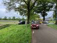 Beide auto's raakte zwaar beschadigd door de botsing in De Heurne