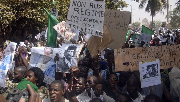 Manifestation pro-Kadhafi au Mali