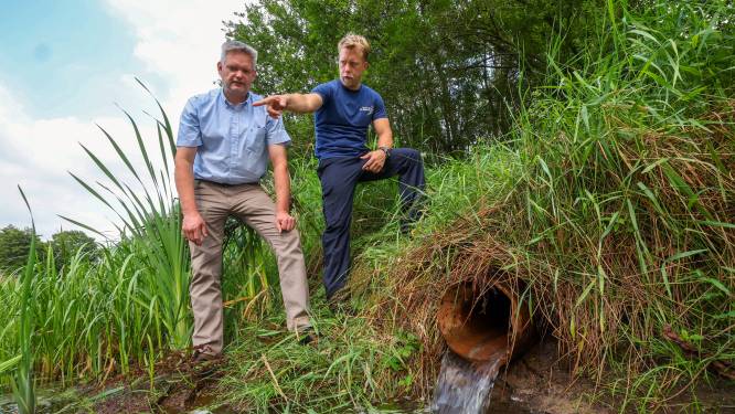 Meer beken in Zuidoost-Brabant aan het ‘waterinfuus’ vanwege de droogte