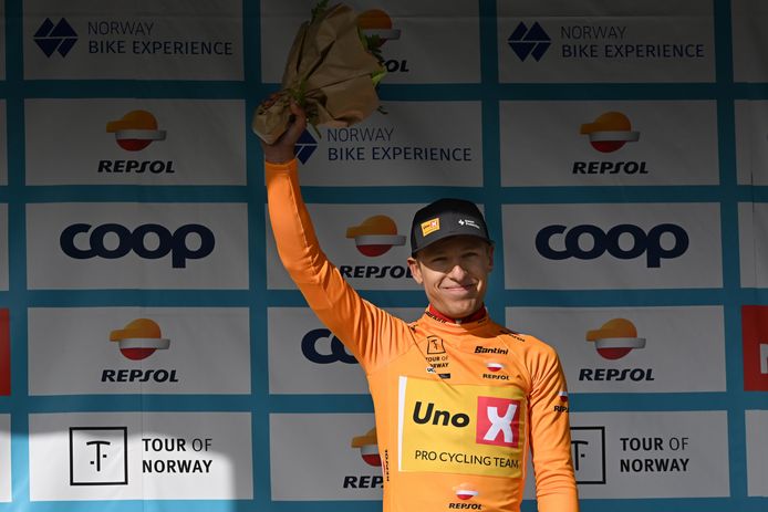 Tobias Halland Johannessen is de nieuwe leider in de Ronde van Noorwegen