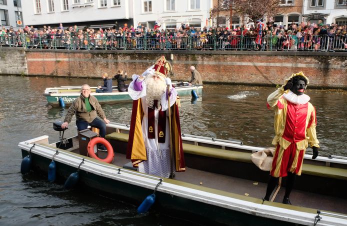 Een archiefbeeld van de aankomst van Sinterklaas in Lier uit 2019.