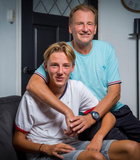 Met zoon Lyns (14) aan zijn zijde probeert Michel Boerebach zonder angst te leven: ‘Dit slijt nooit’