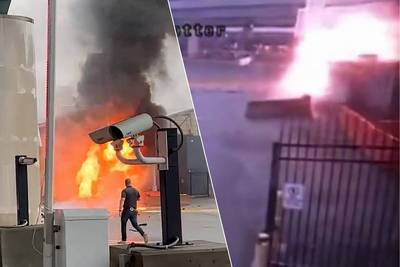 KIJK. Bewakingscamera filmt explosie op brug tussen Canada en VS: twee doden