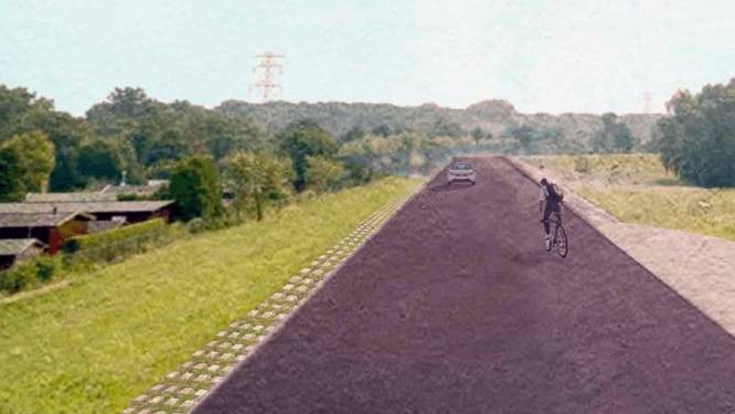 VVD en Gorcum Actief vrezen dat fietsers hard onderuit gaan op vernieuwde Merwededijk