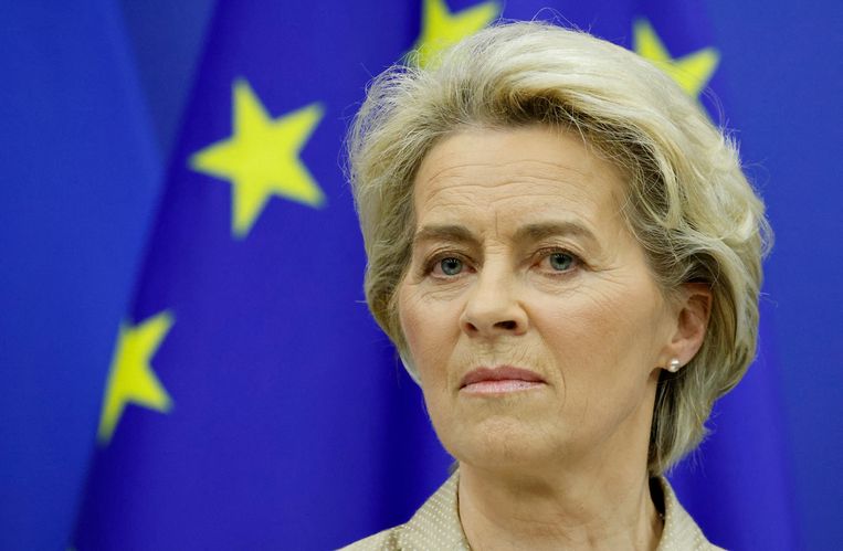 Ursula von der Leyen, Πρόεδρος της Ευρωπαϊκής Επιτροπής.  Εικόνα REUTERS