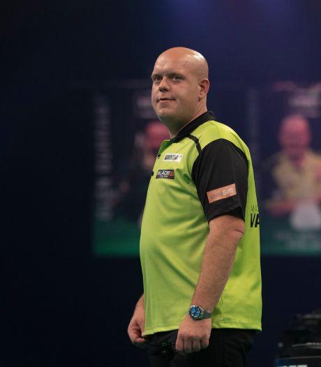 Geen tweede prijs in twee dagen voor Michael van Gerwen