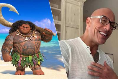 KIJK. Dwayne Johnson kruipt in huid van Maui uit Disney-film ‘Vaiana’ voor ziek meisje (2)