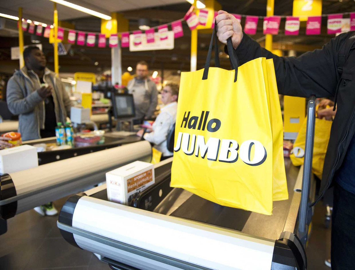 De supermarkten van Jumbo en C1000 boekten dit jaar een omzet van 6,8 miljard euro. Beeld anp