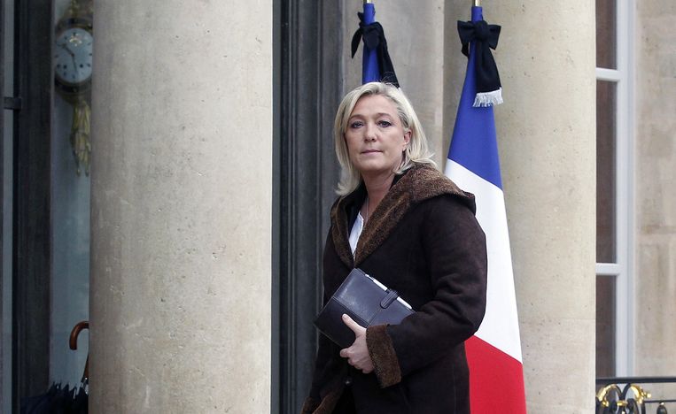 De Franse politica Marine Le Pen. Beeld getty
