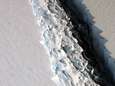 Gigantische ijsberg op Antarctica staat op afscheuren