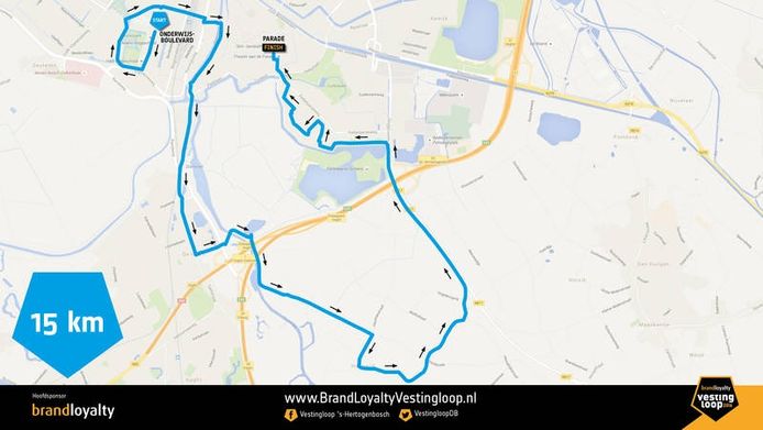 Vernieuwd parcours van Vestingloop in Den Bosch | Default | bd.nl