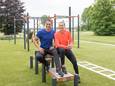 De nieuwe presentatrice Barbara de Loor met collega Duco Bauwens: ze vormen vanaf september het nieuwe duo bij Nederland in beweging