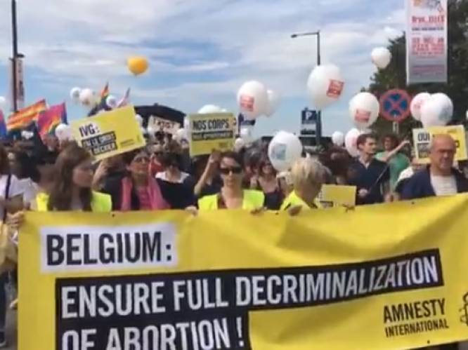 1.600 mensen betogen in Brussel voor recht op abortus