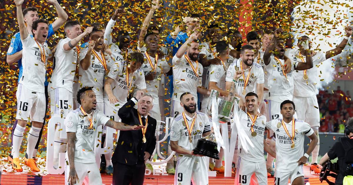 Real Madrid wint dankzij goals Rodrygo voor 20ste keer Copa del Rey