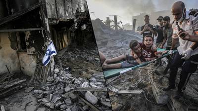 Du massacre en Israël au “risque de génocide” à Gaza: retour sur un mois de guerre au Proche-Orient