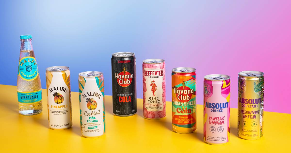 CocaCola en Pernod Ricard stappen in kantenklare cocktails ‘Blikje