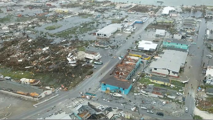 De verwoesting op de Abaco-eilanden.
