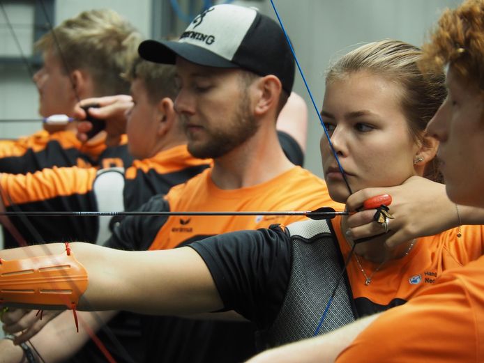 Laura van der Winkel mikt op een plekje in de top 16 van de EK.