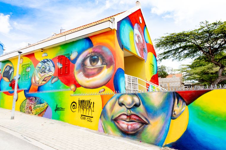 Curaçao Street Art Beeld 
