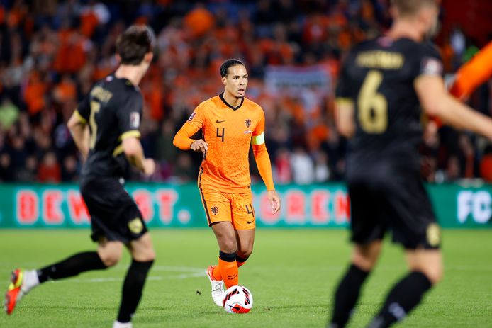 Virgil van Dijk stond diep op de helft van de tegenstander.