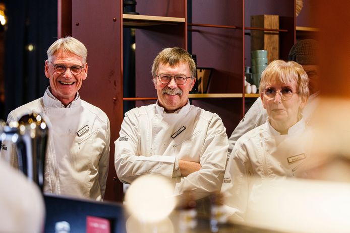 Claude, Chris en Ingrid in 'Restaurant Misverstand'