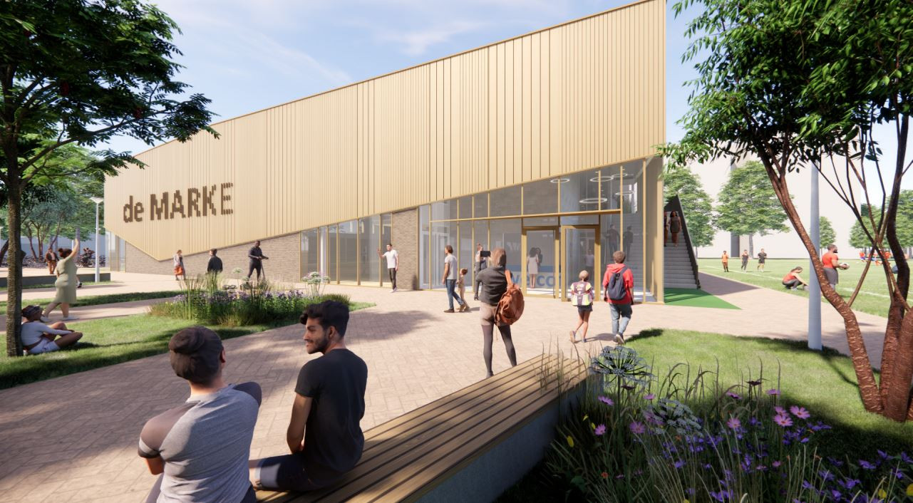 Zo komen middelbare school De Marke en sporthal in Deventer eruit te