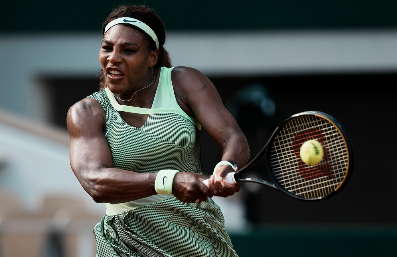 Serena Williams, plus tôt ce mois-ci, à Roland-Garros