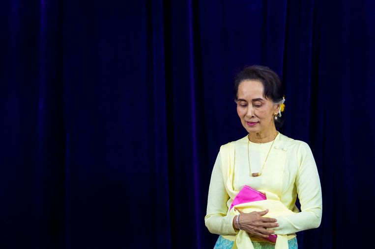 Aung San Suu Kyi. Beeld AFP