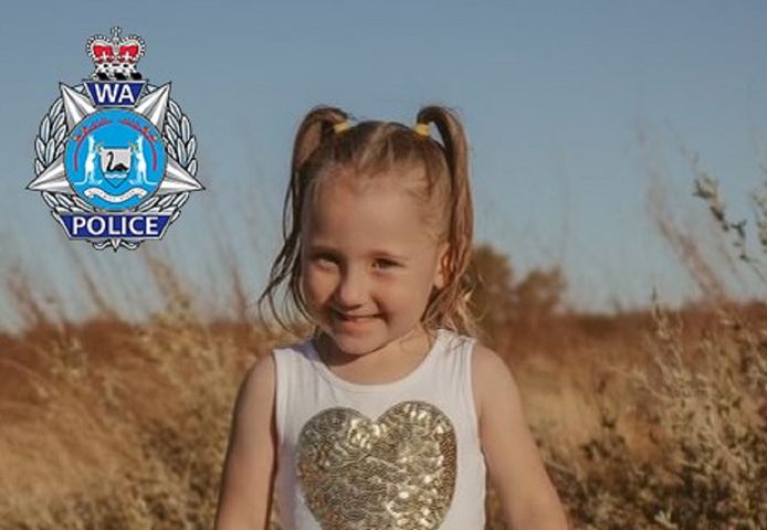 De in Australië vermiste Cleo Smit (4).