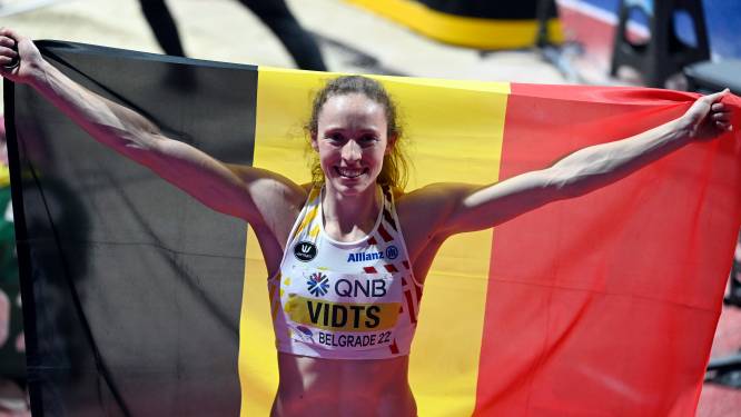 Goud! Noor Vidts kroont zich op WK indoor tot wereldkampioene in vijfkamp 
