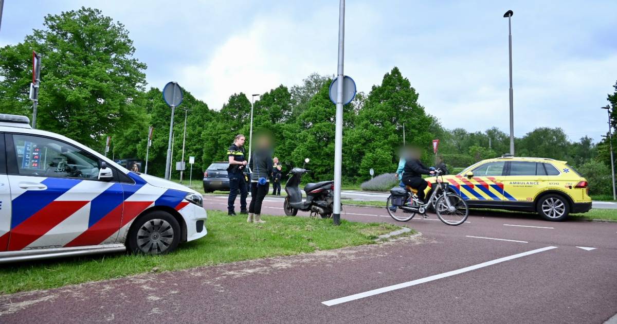 Opnieuw aanrijding op beruchte rotonde in Arnhem.