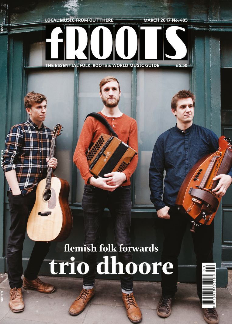 Trio Dhoore speelt dit weekend op Dranouter. Beeld rv Judith Burrows