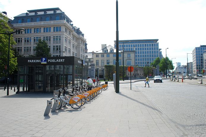 Het Poelaertplein in Brussel