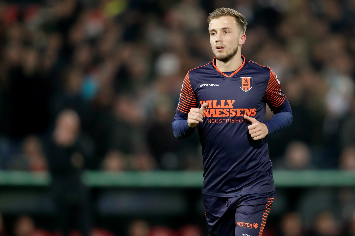 Dylan Vente scoort voor RKC Waalwijk II Foto bd.nl