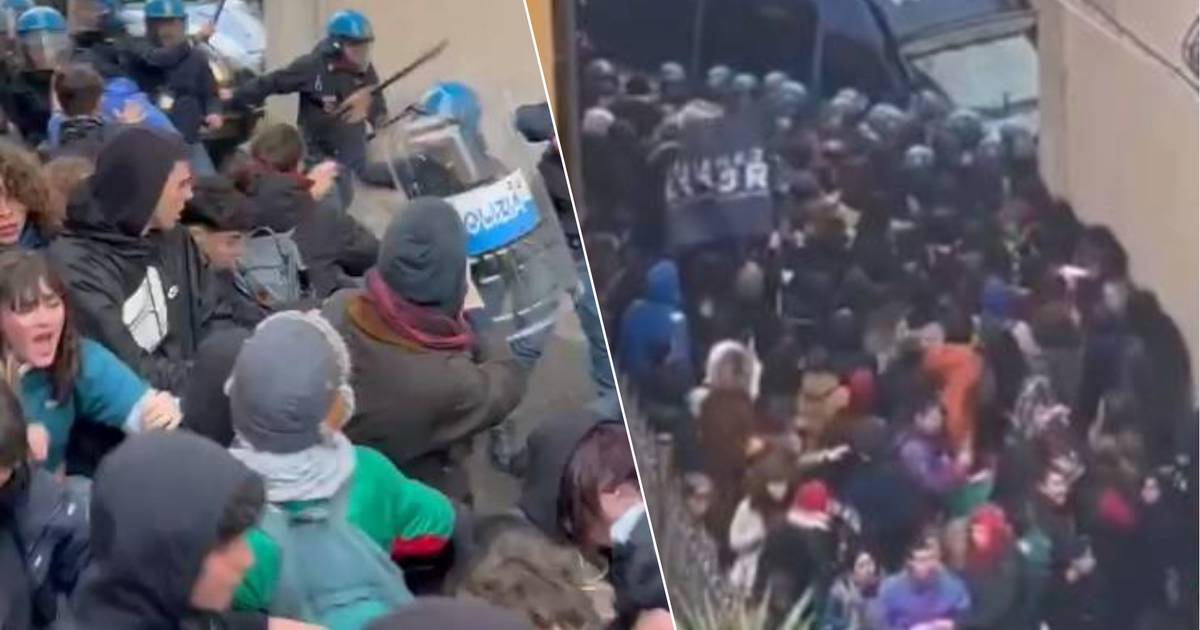 Indignazione in Italia: la polizia picchia giovani che protestavano pacificamente |  All'estero