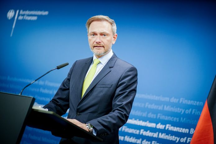 De Duitse minister van Financiën Christian Lindner.