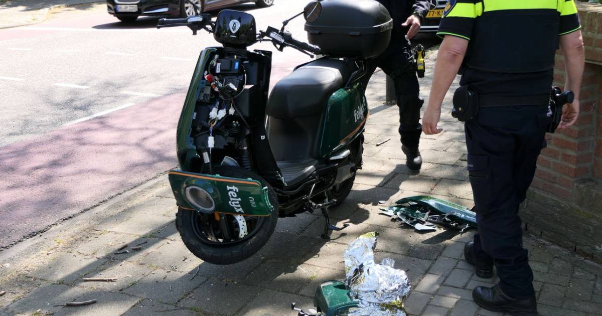 Meisje op deelscooter raakt gewond bij aanrijding in Enschede.