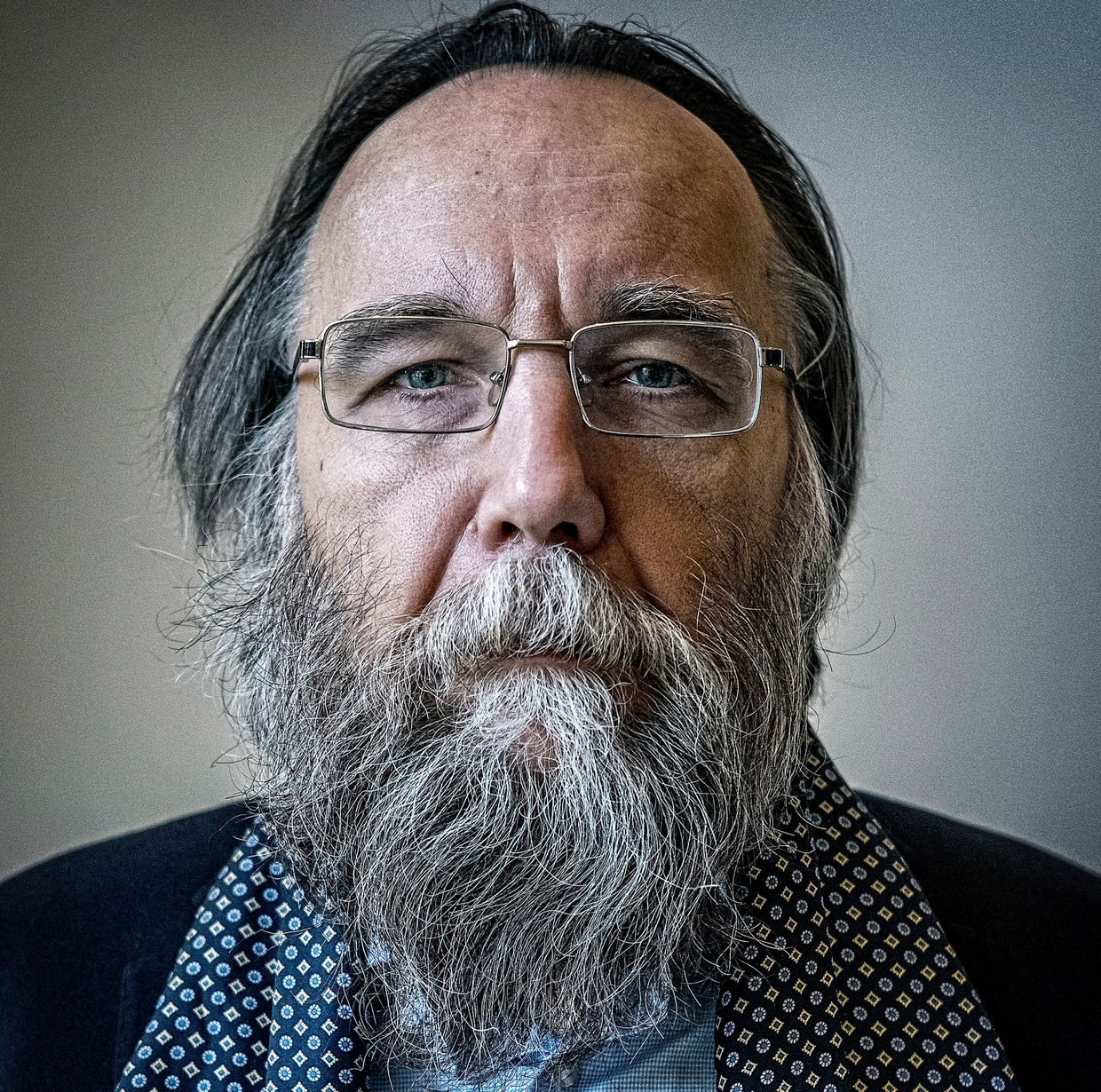“Ik word vaak onterecht extreemrechts, alt-right, of soms ook alt-left of neo-communistisch genoemd”, zei Doegin in 2018. “Wat ik in ieder geval wél ben, is een antiliberaal.” Beeld Patrick Post