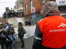 Les travailleurs d'ArcelorMittal à la manifestation du 21 février