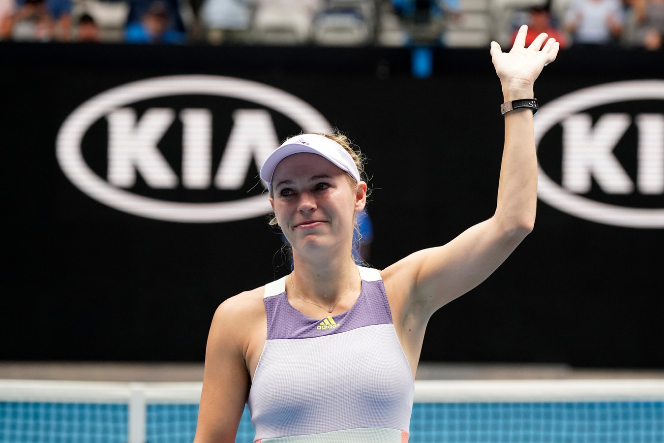 Caroline Wozniacki a disputé son dernier match au 3e tour de l'Open d'Australie.