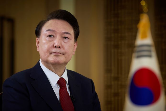 De Zuid-Koreaanse president Yoon Suk Yeol.