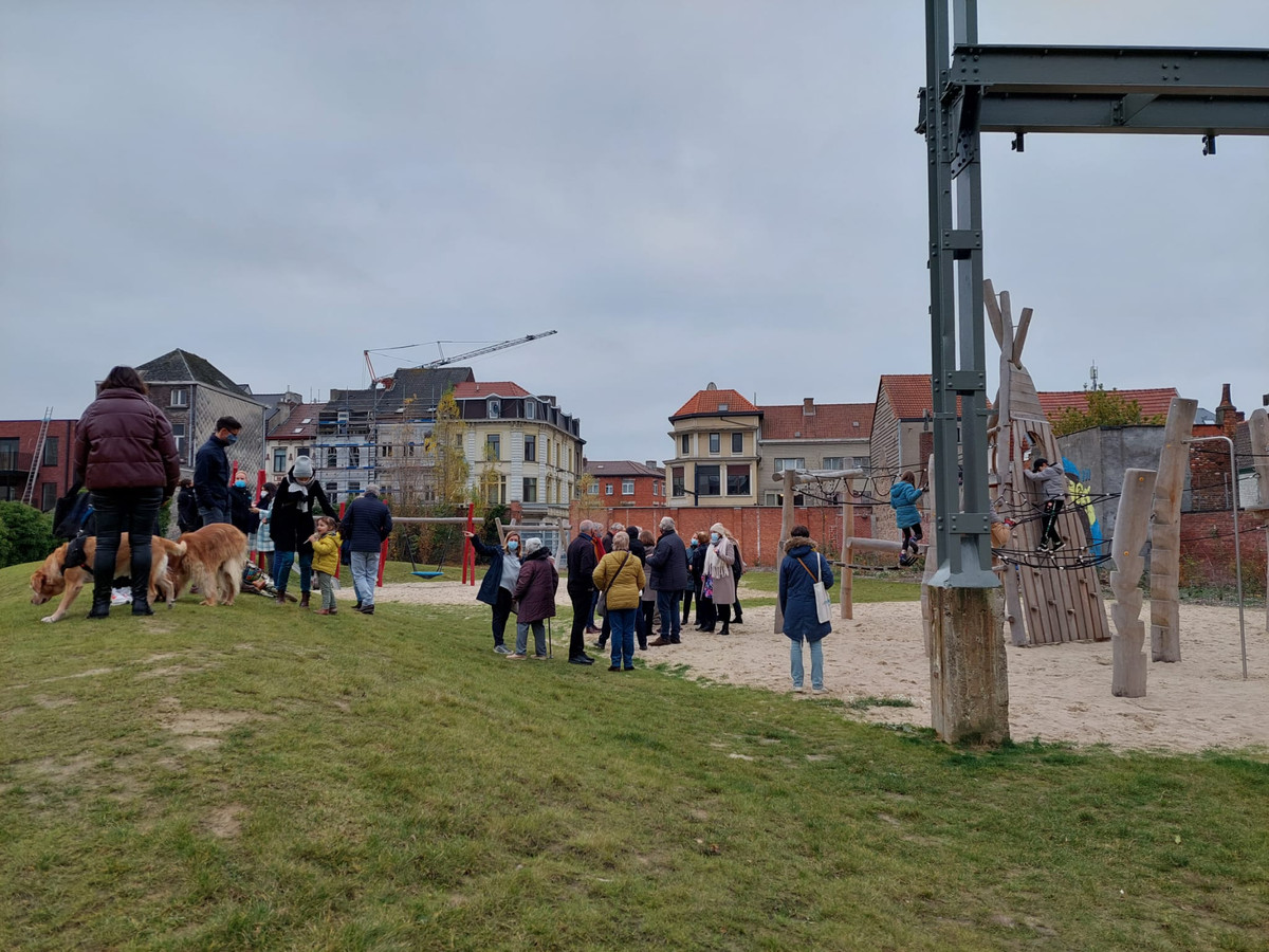 Nieuw Van Crombrugghespeelpark opent aan Dok Noord “In 6 jaar tijd van 67 naar 78 wijkparken