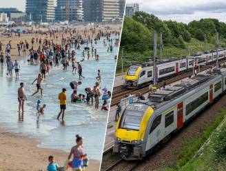 Extra treinen naar kust vanwege nakende hittegolf