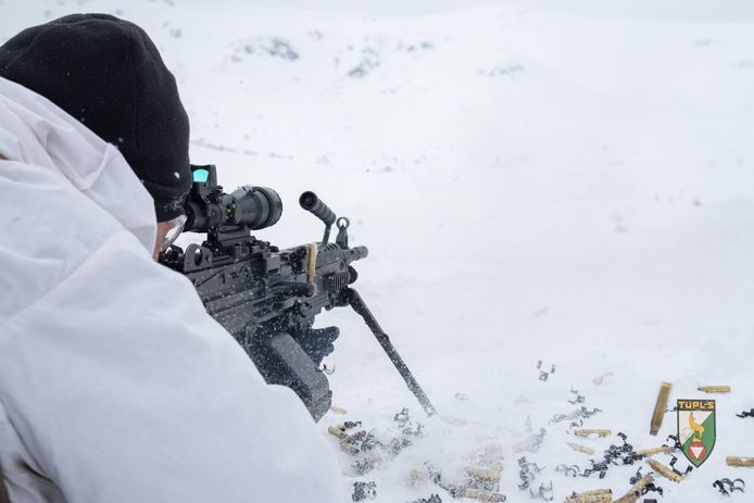 Foto ter illustratie: Belgisch leger op sneeuwmissie in de Alpen